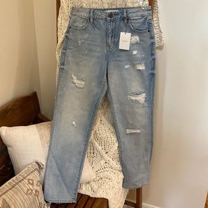 NWT Hidden Tracey High Rise Straight Crop Size 26